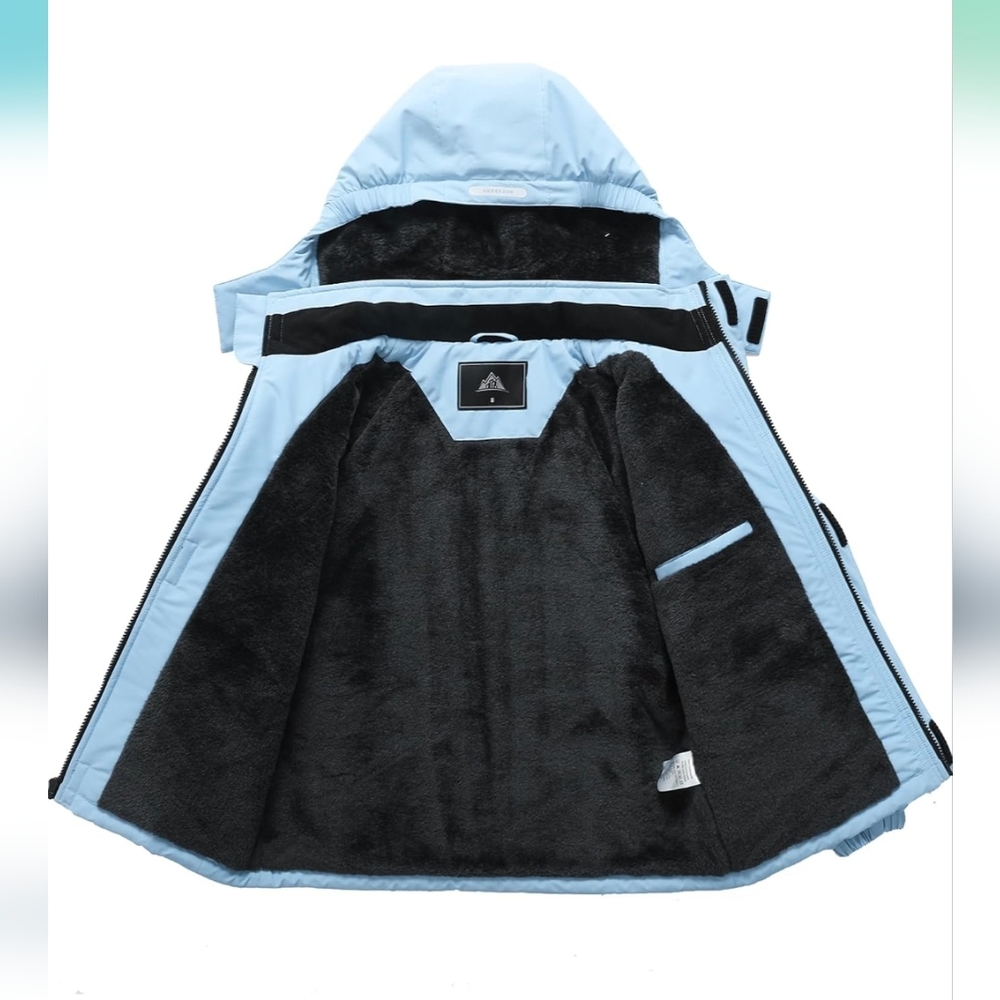 NWT MMOERDENG Kids Unisex Waterproof Ski/Snowboarding Winter Jacket Size 9/10 - Picture 5 of 13